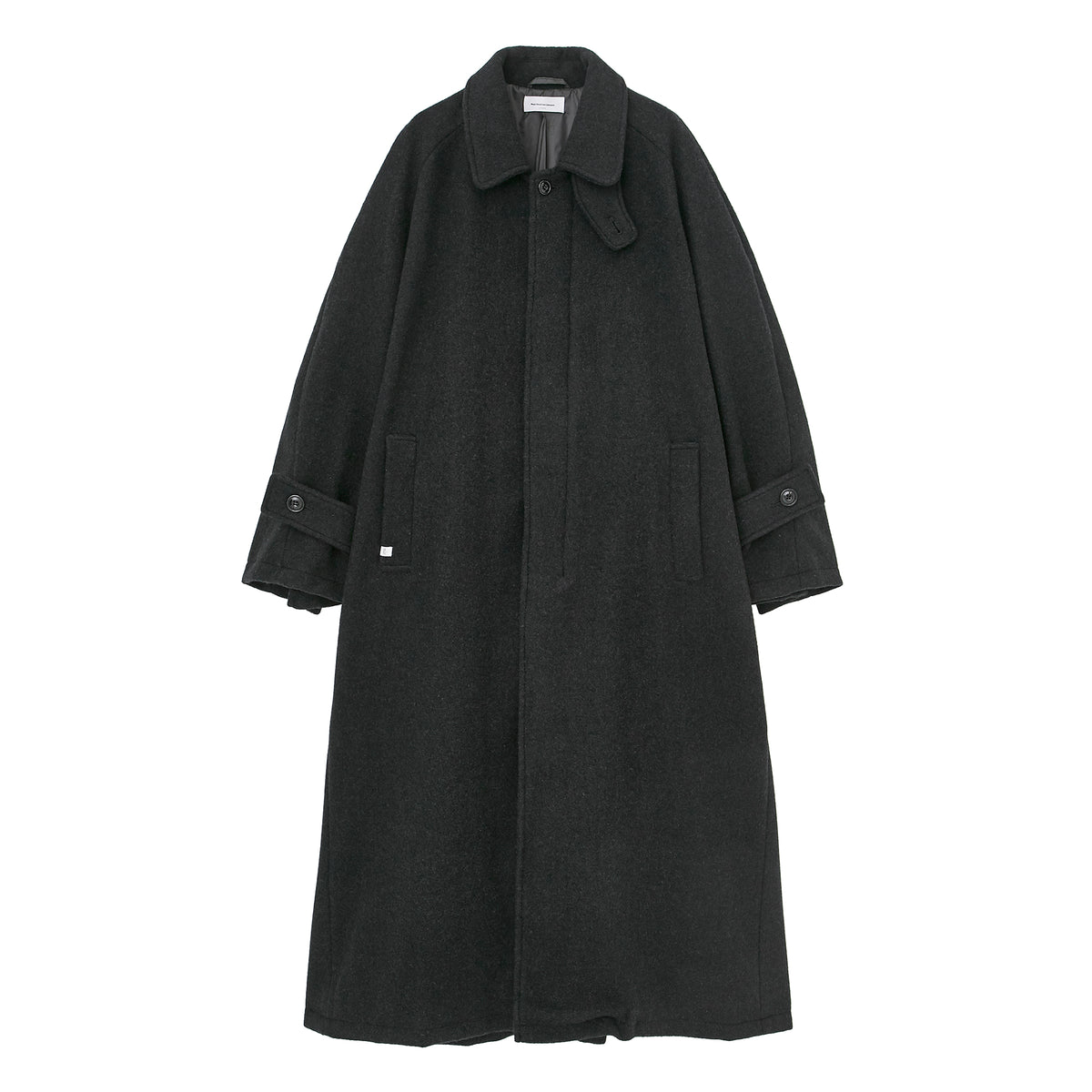 Teddy MRMT over coat (DARK CHARCOAL MOSSA MELTON ver.)