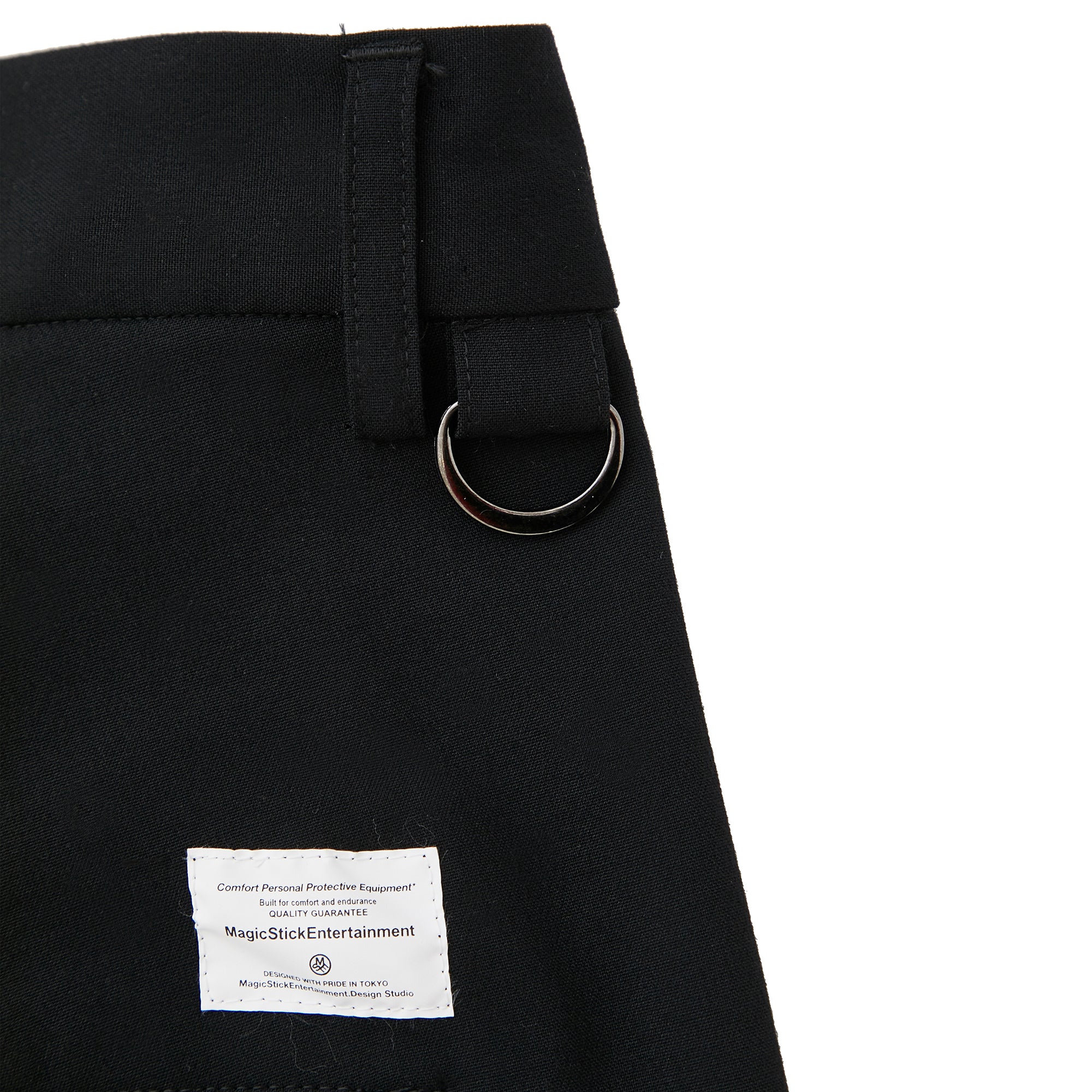 2 Tuck Wide Trousers (BLACK) – MAGIC STICK ENTERTAINMENT Official